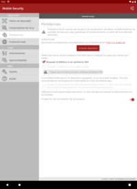 G DATA Mobile Security Android Pérdida/robo G DATA Mobile Security Android Pérdida/robo