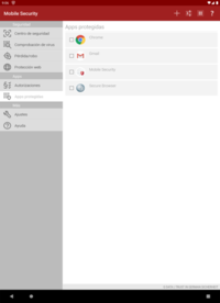 G DATA Mobile Security Android Apps protegidas G DATA Mobile Security Android Apps protegidas